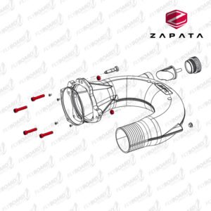 U-PIPE SCREWS/BOLTS SET - ALL EXCEPT 2012