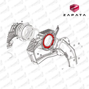 FOAM RING (CLEAR NOZZLE) x 1 - FLYBOARD PRO SERIES